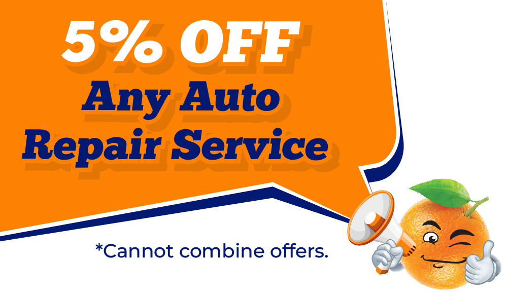 5% OFF Any Auto Repair Service
