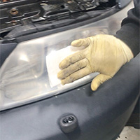 Headlight Before | Craftsman Auto Care